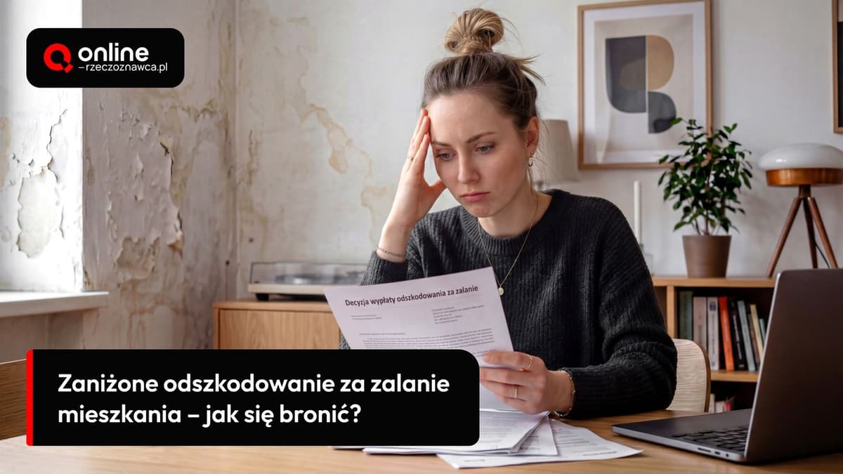 zaniżone odszkodowanie za zalanie mieszkania