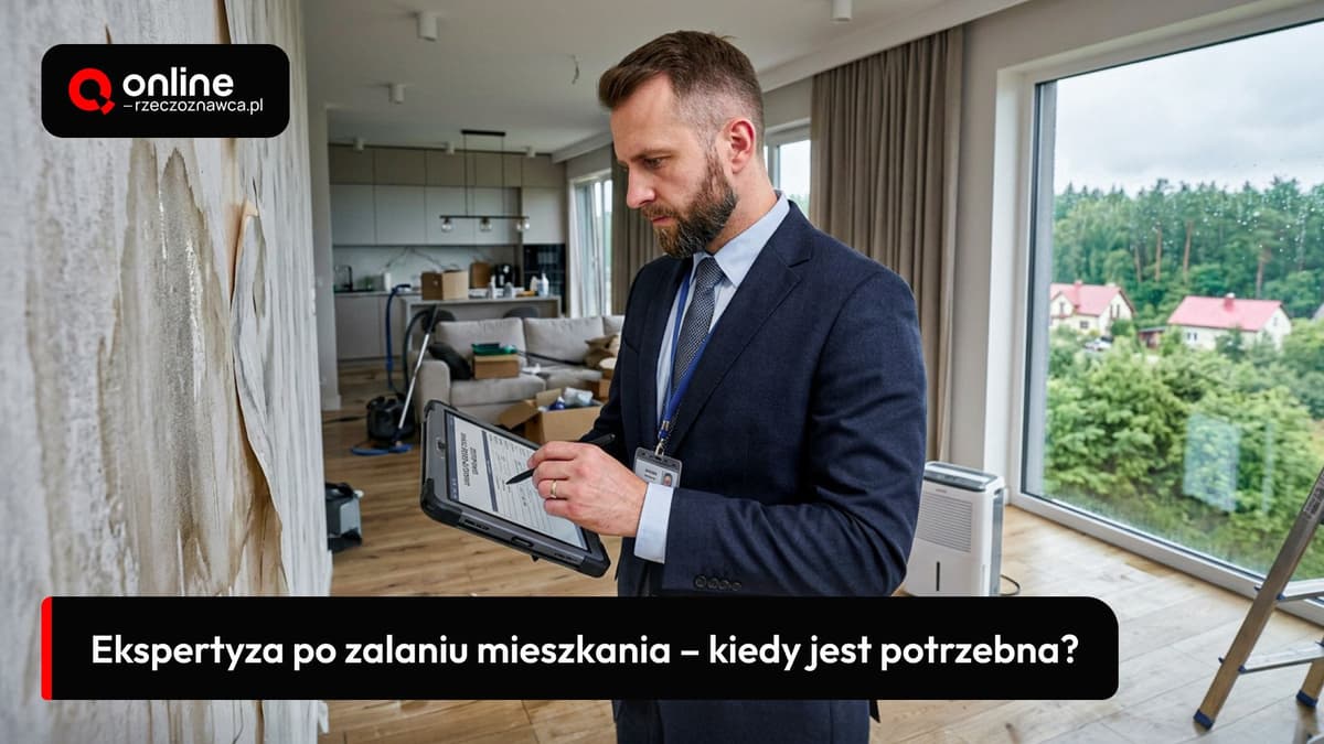 ekspertyza po zalaniu mieszkania