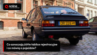 Co oznaczają żółte tablice rejestracyjne i co mówią o pojeździe?